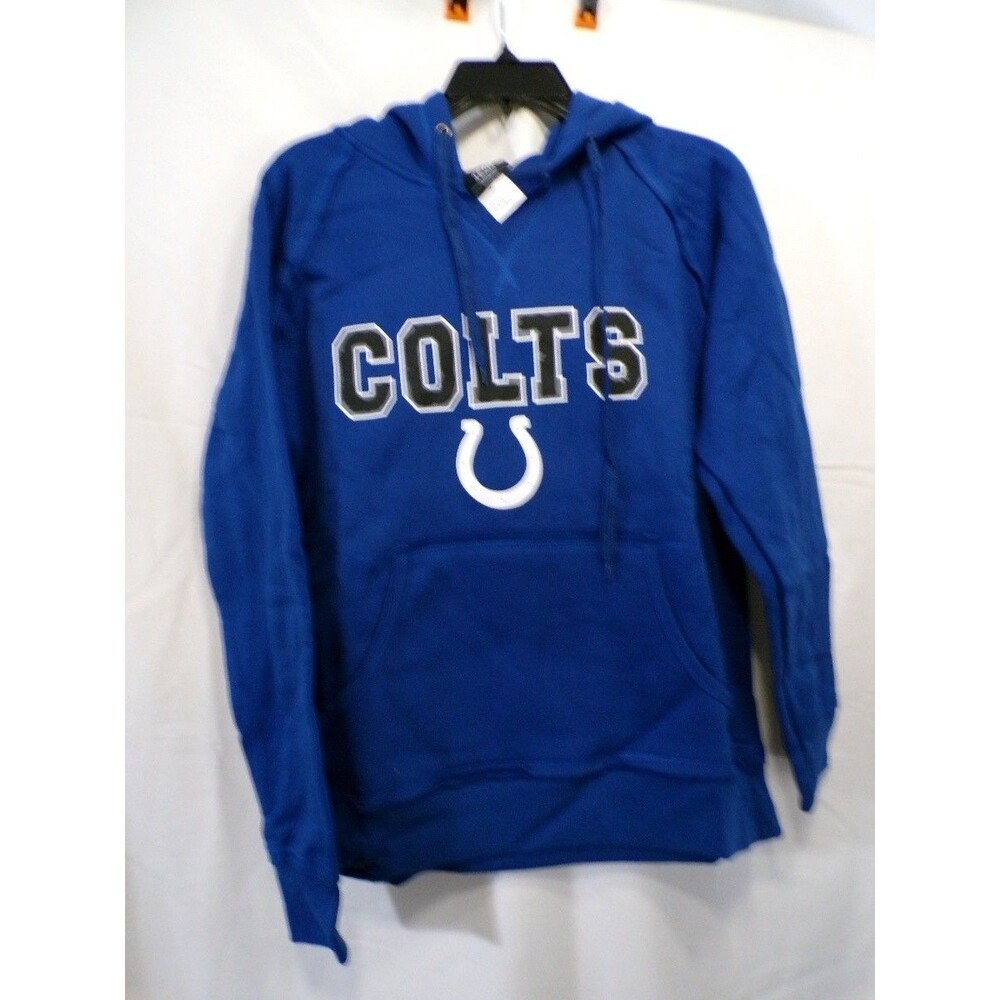 Team Apparel Women's Colts Royal Blue Pullover Hoodie M